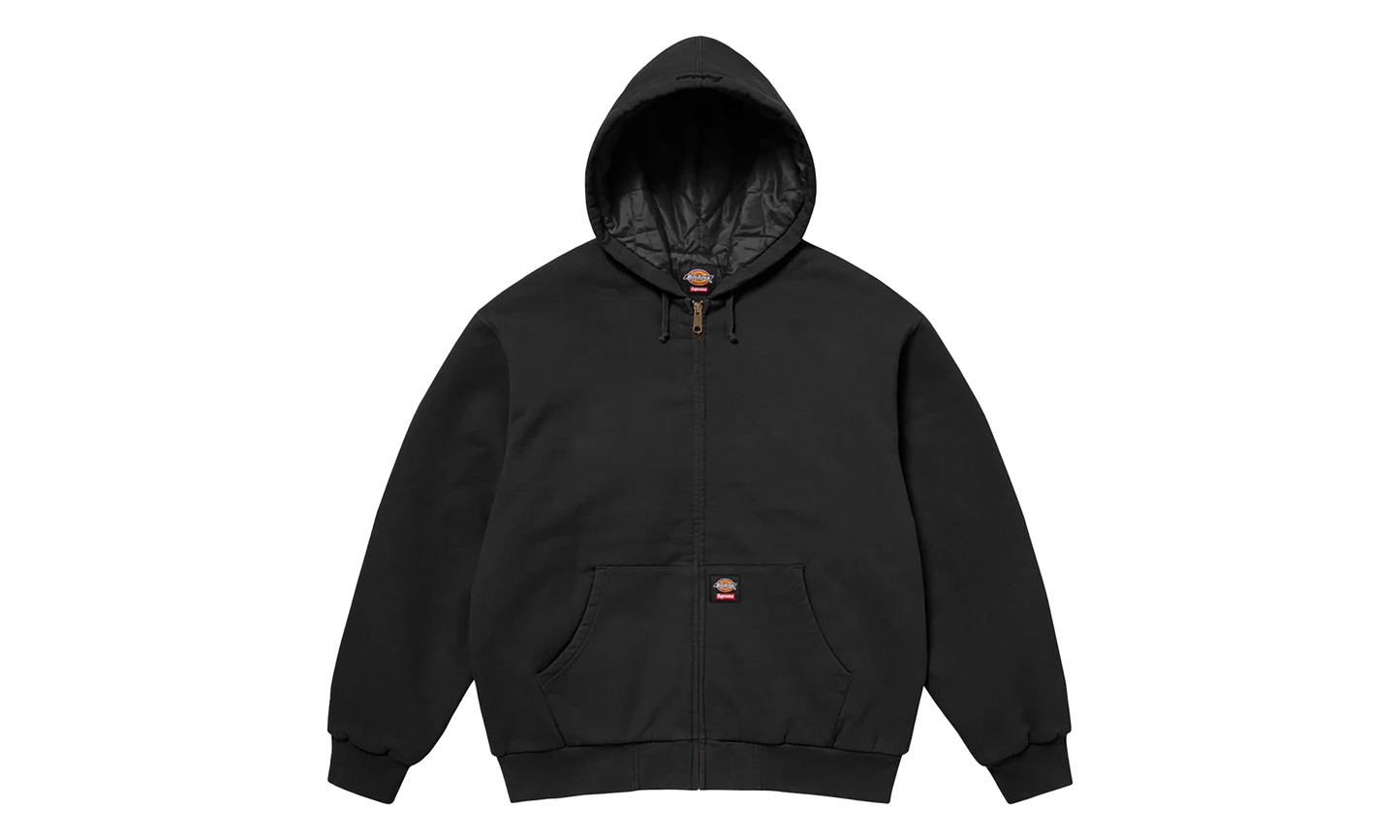 Dickies® Quilted Lined Zip Up Hooded Sweatshirt "FW 25 - Black"