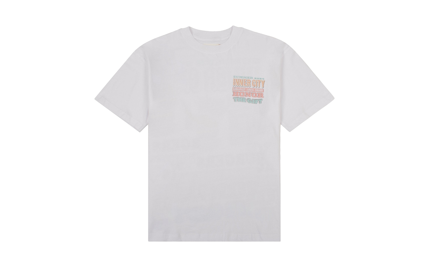 Burgers Tee "White"