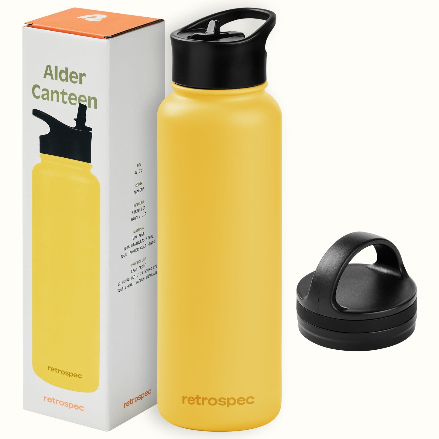 Alder Insulated Stainless Steel Water Bottle