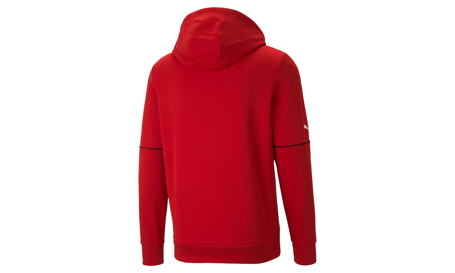 FERRARI RACE HOODED SWEAT JACKET "Red"