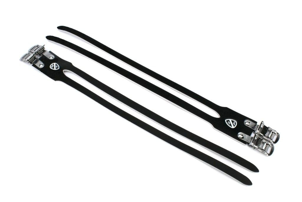 All-City Leather Double Toe Straps