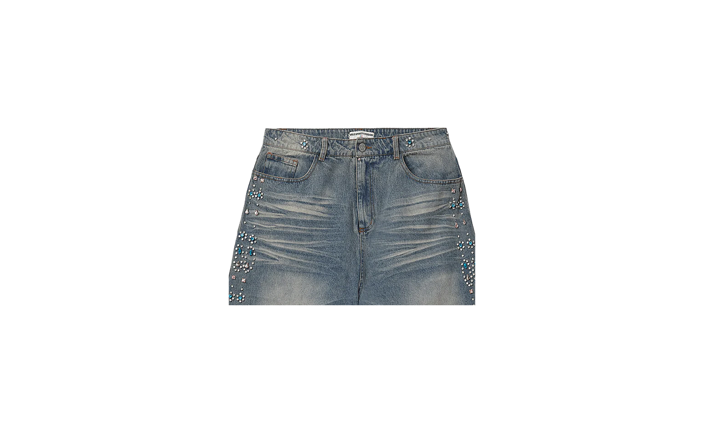 Candy Jorts "Mid Blue"