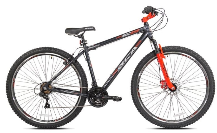 BCA 29 inch SC29 Mountain Bike, Gray and Orange