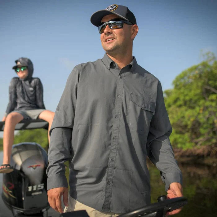 Aftco Palomar Tech Longsleeve Vented Fishing Shirt - Men's