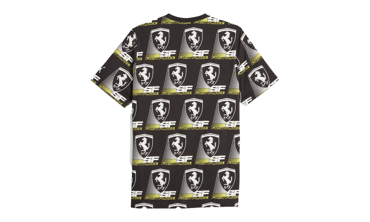 FERRARI RACE AOP TEE 2 "Black"