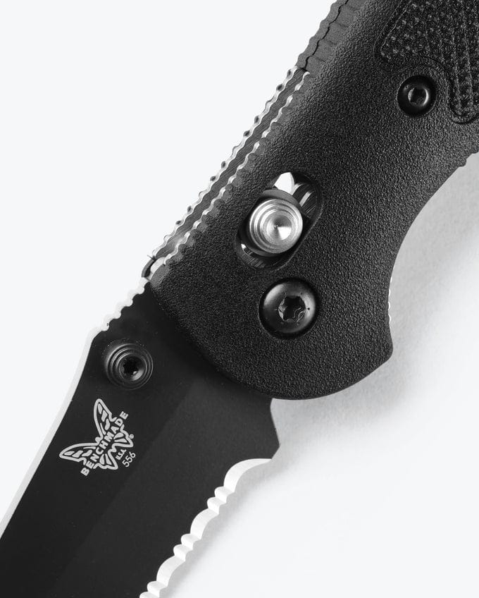Benchmade Mini Griptilian | Black Grivory Drop-Point