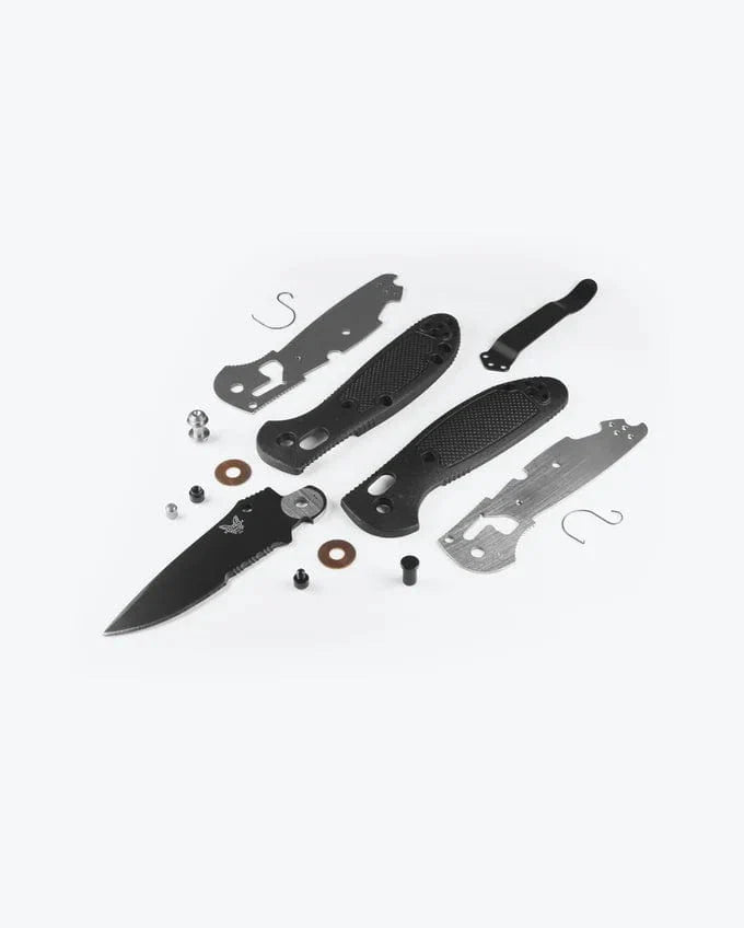 Benchmade Mini Griptilian | Black Grivory Drop-Point