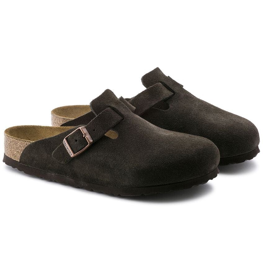 Birkenstock Boston Soft Footbed Suede Leather - Men's