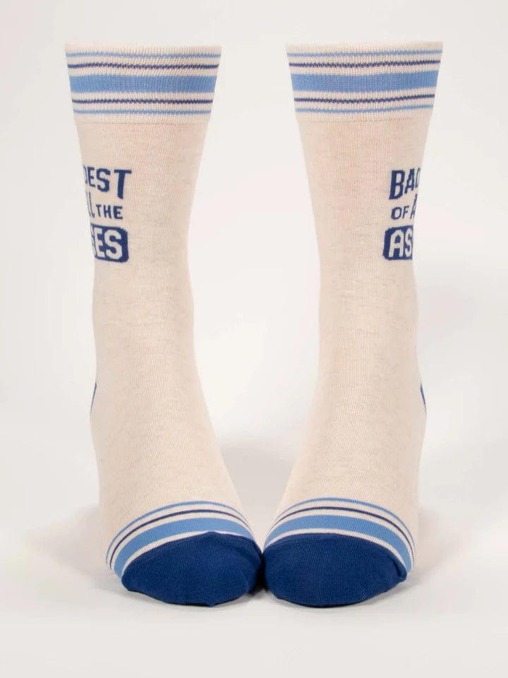 Blue Q Baddest Of All The A**es Socks - Men's