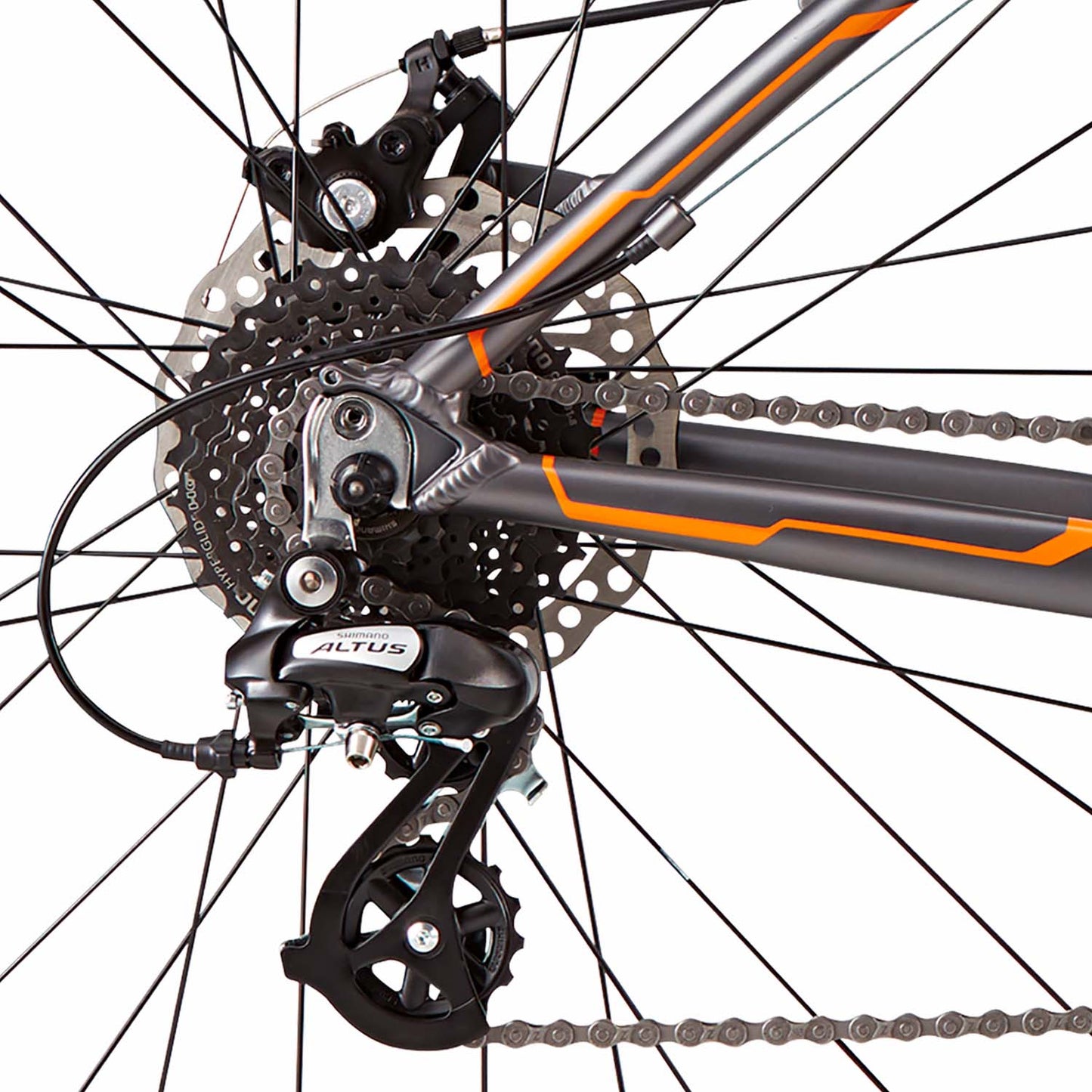 Diamondback Overdrive 29-1 Mountain, Dark Silver, Large