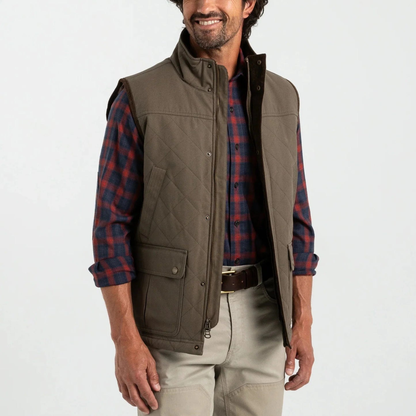 Duck Head Waxed Duck Canvas Quilted Vest - Men's