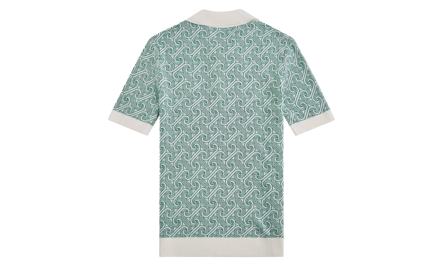 Column Monogram Polo Shirt "Green"