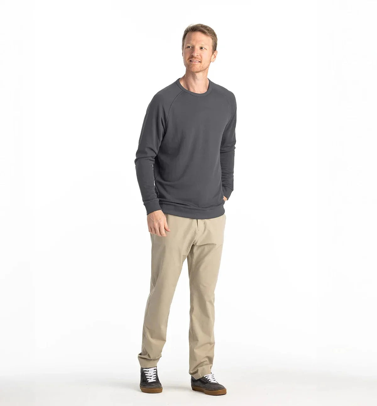 Free Fly Bamboo Lightweight Fleece Crew - Men's