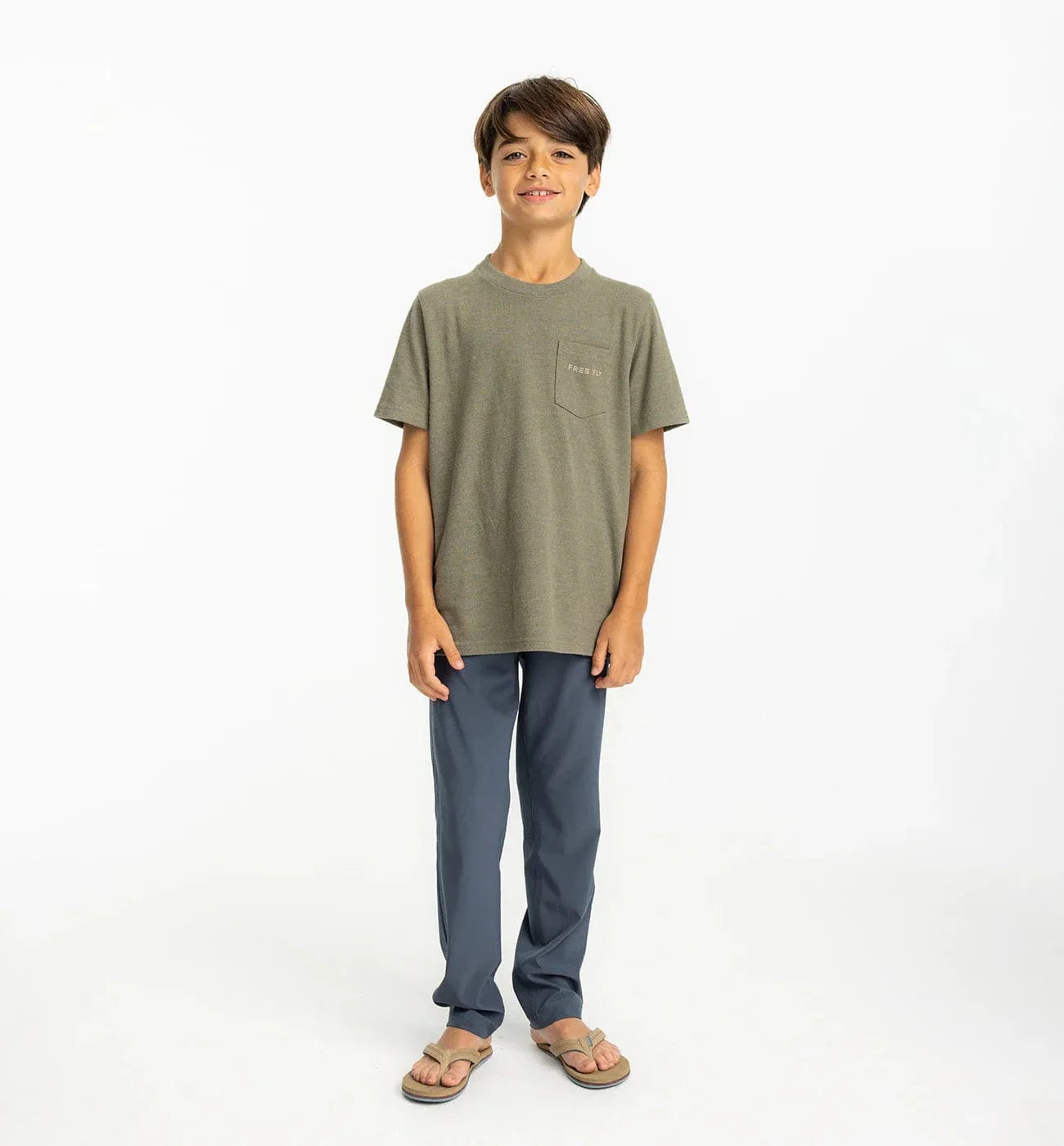 Free Fly Redfish Camo Pocket Tee - Kids'