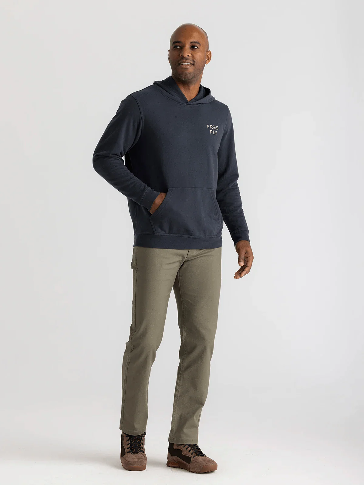 Free Fly Vintage Camo Redfish Fleece Hoodie - Men's