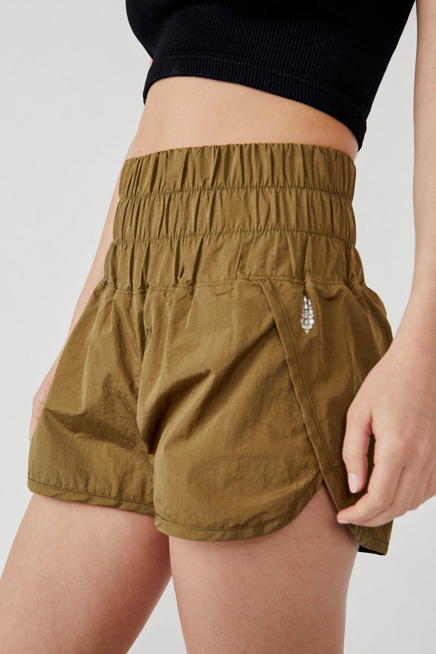 Free People Movement The Way Home Short in Army - Women's