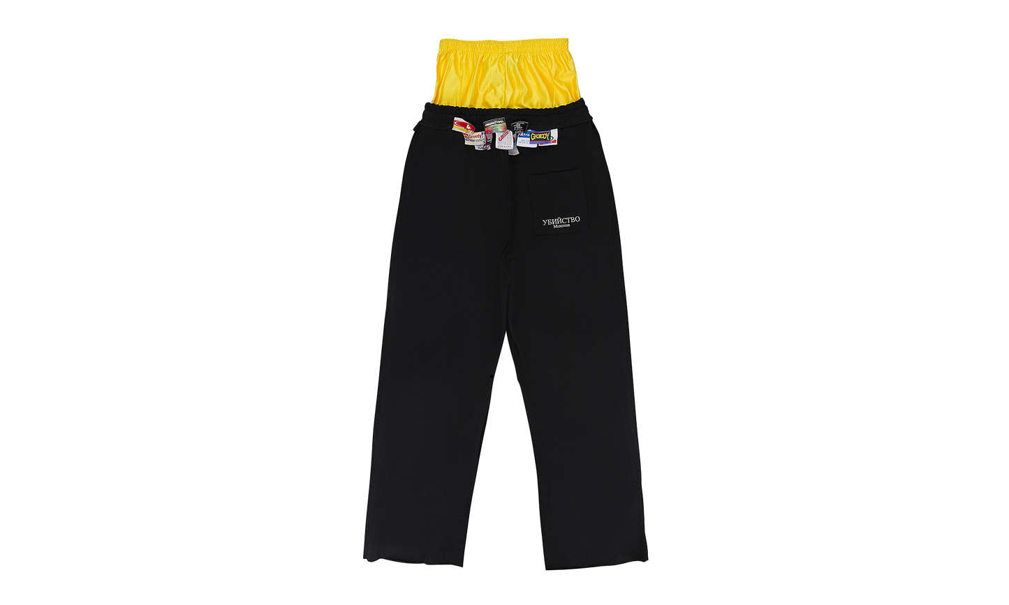 CAMO SWEATSHORTS "MURD333R.FM - Black"