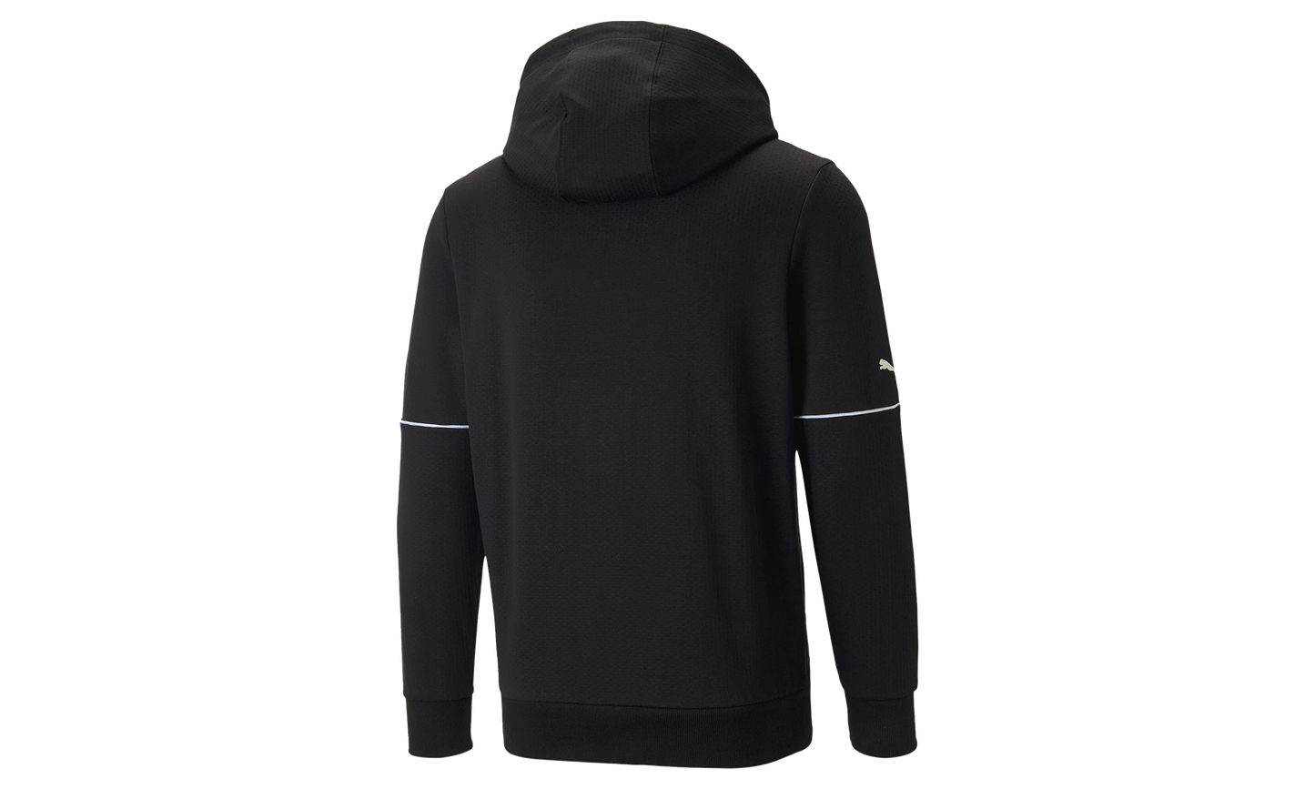 FERRARI RACE HOODED SWEAT JACKET "Black"