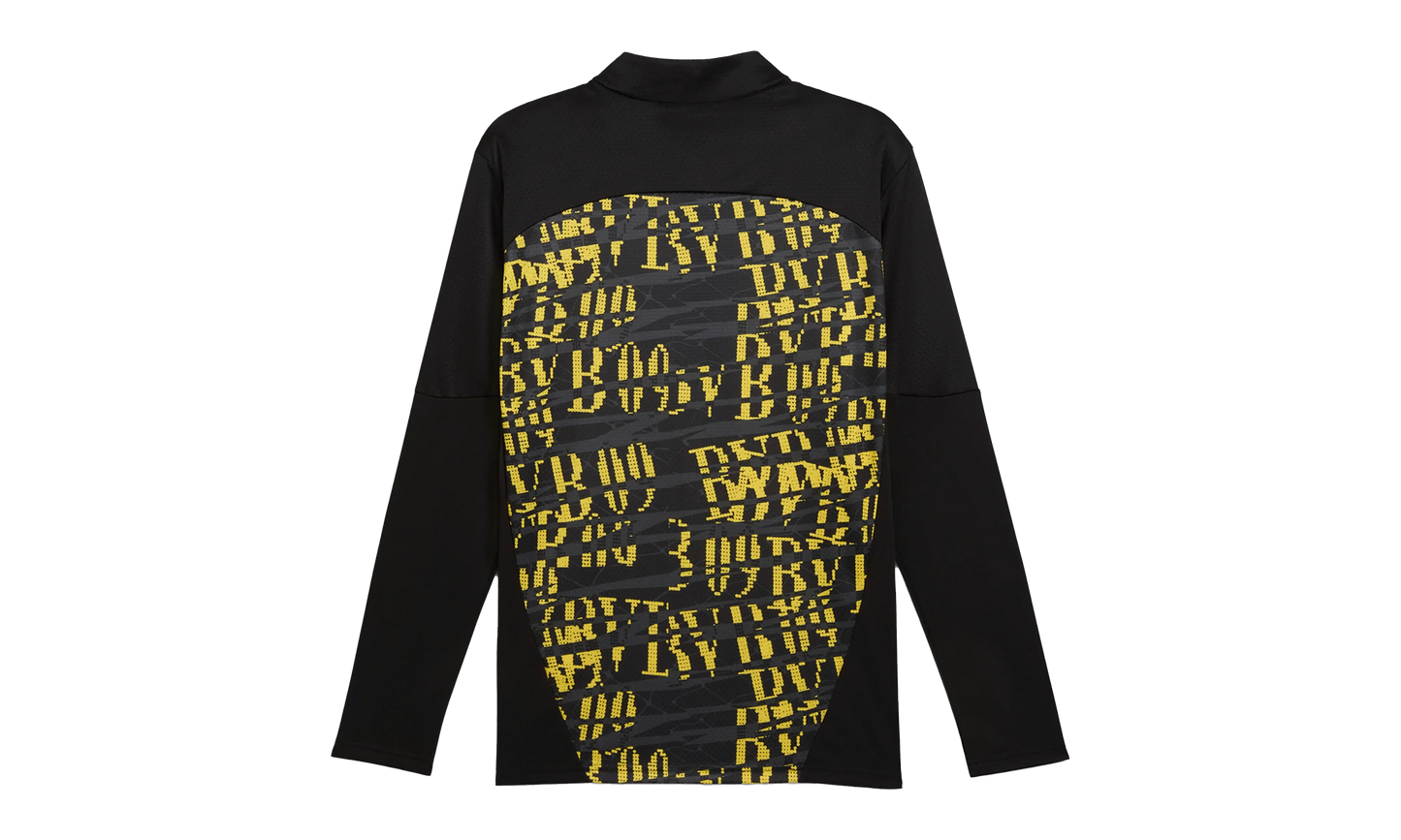 BVB PREMATCH 1/4 ZIP TOP "Black"