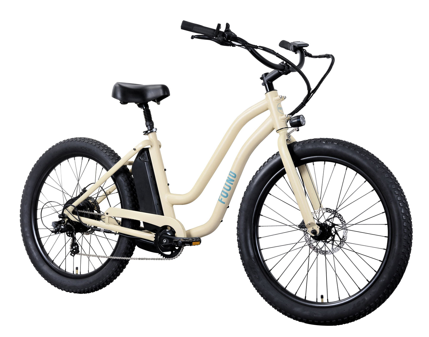 Found Trail Step Thru Electric Beach Cruiser