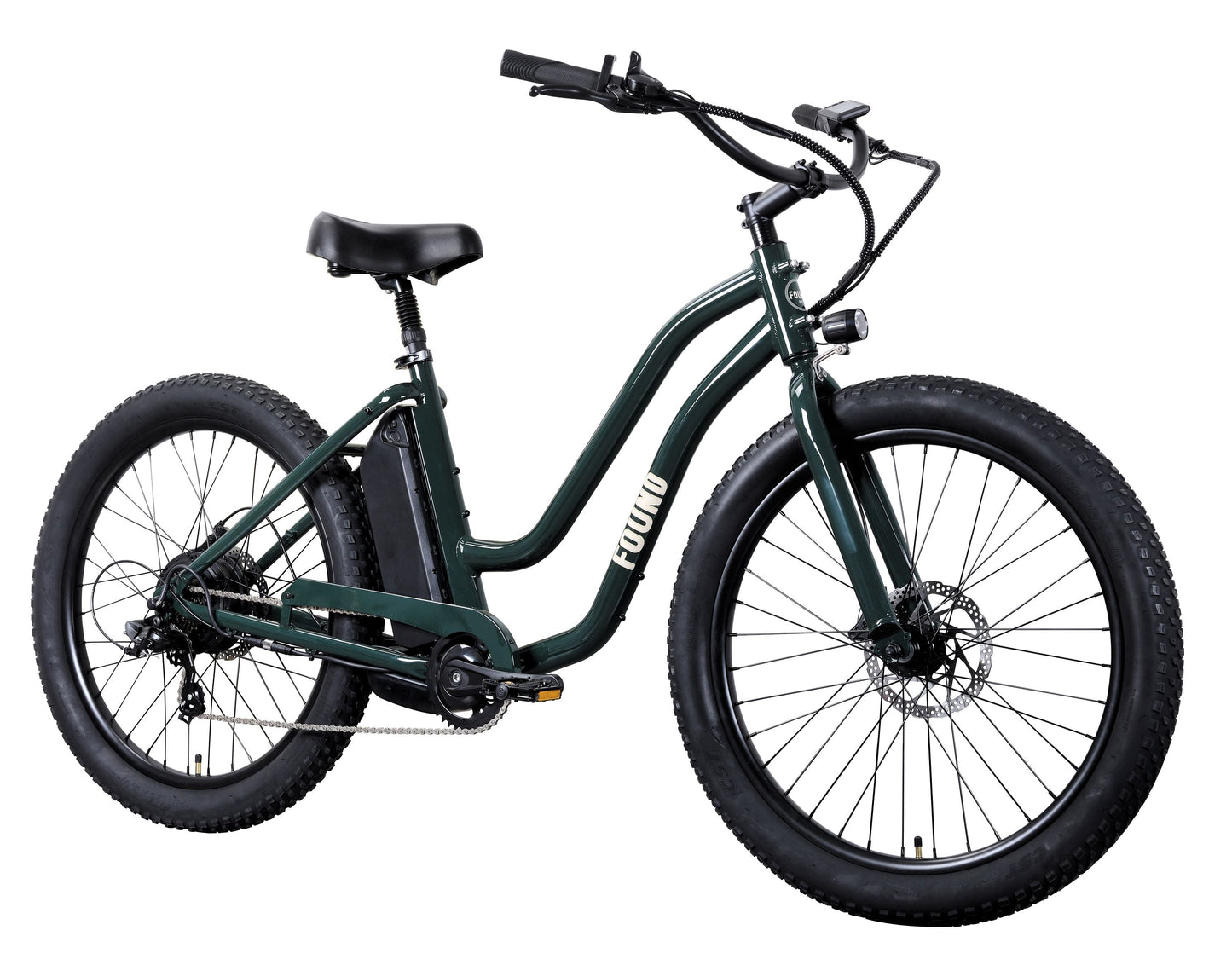 Found Trail Step Thru Electric Beach Cruiser