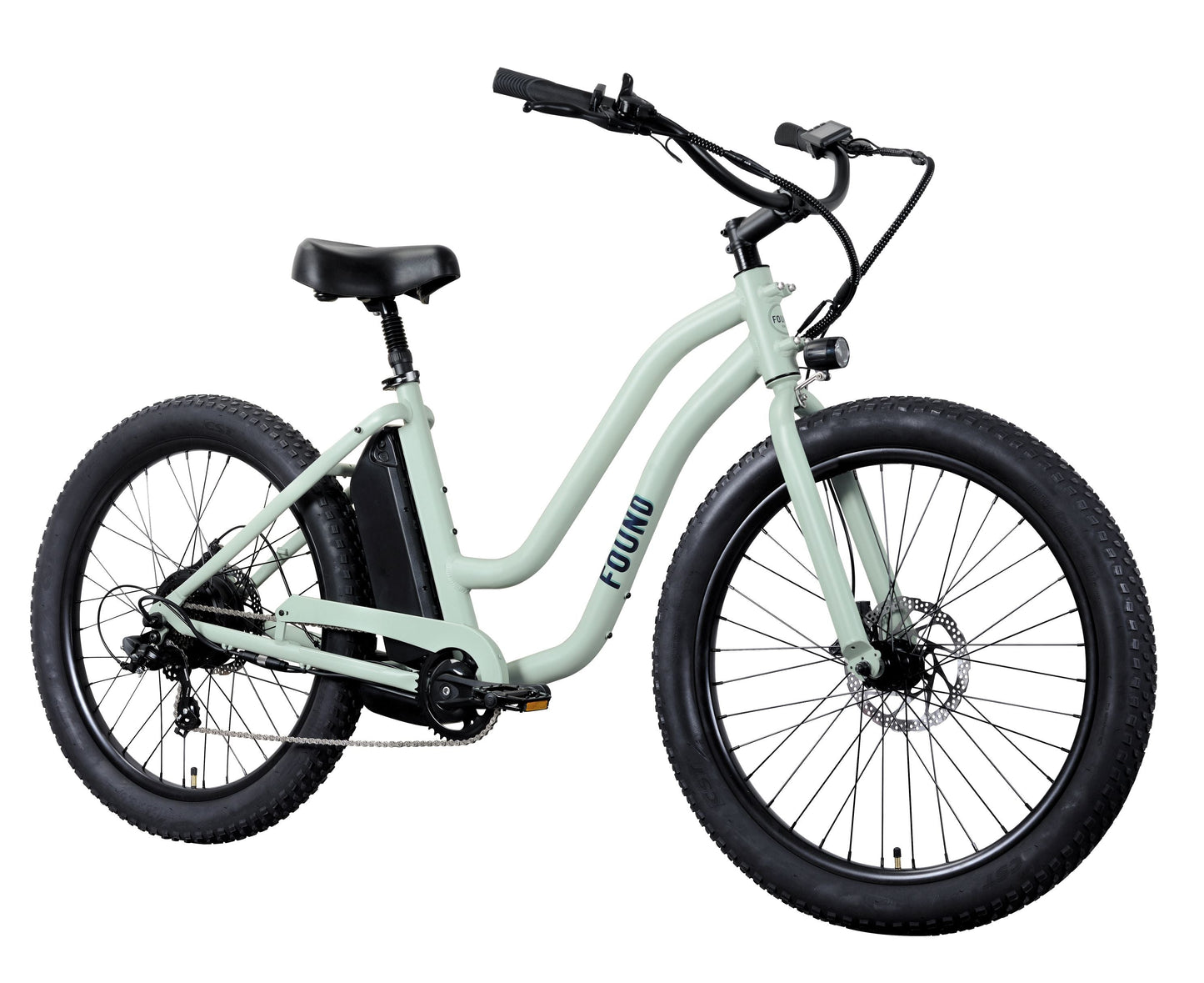 Found Trail Step Thru Electric Beach Cruiser