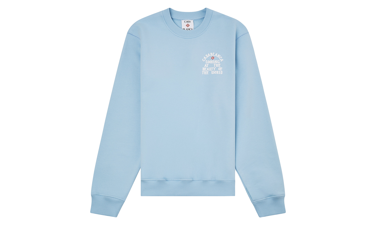 Beauty of the World Sweatshirt "Pale Blue"