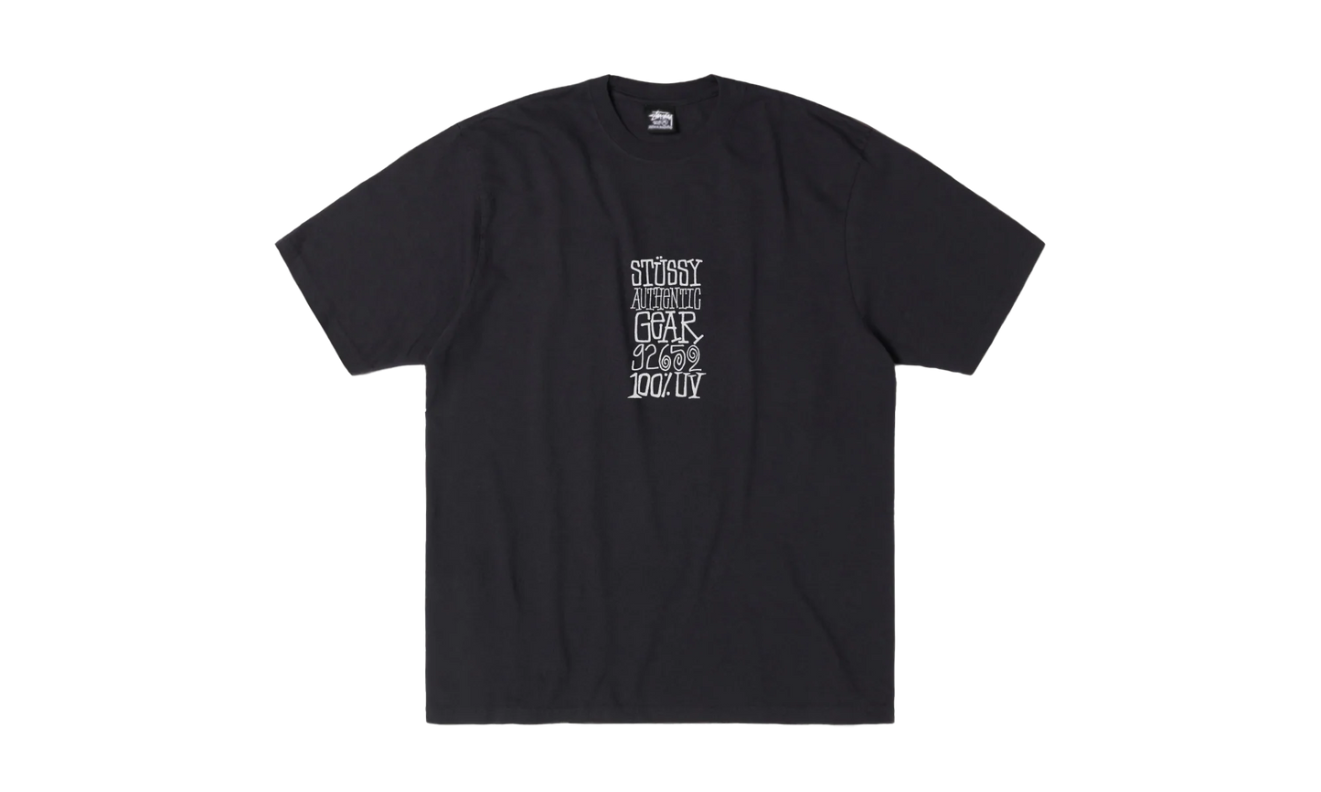 AUTHENTIC GEAR TEE PIGMENT DYED "Faded Black"