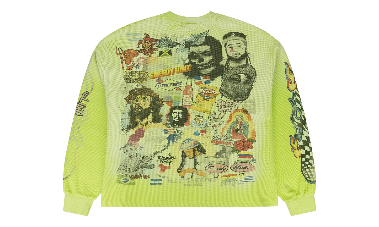 ALL OVER PRINT THERMAL T-SHIRT "GREEN"