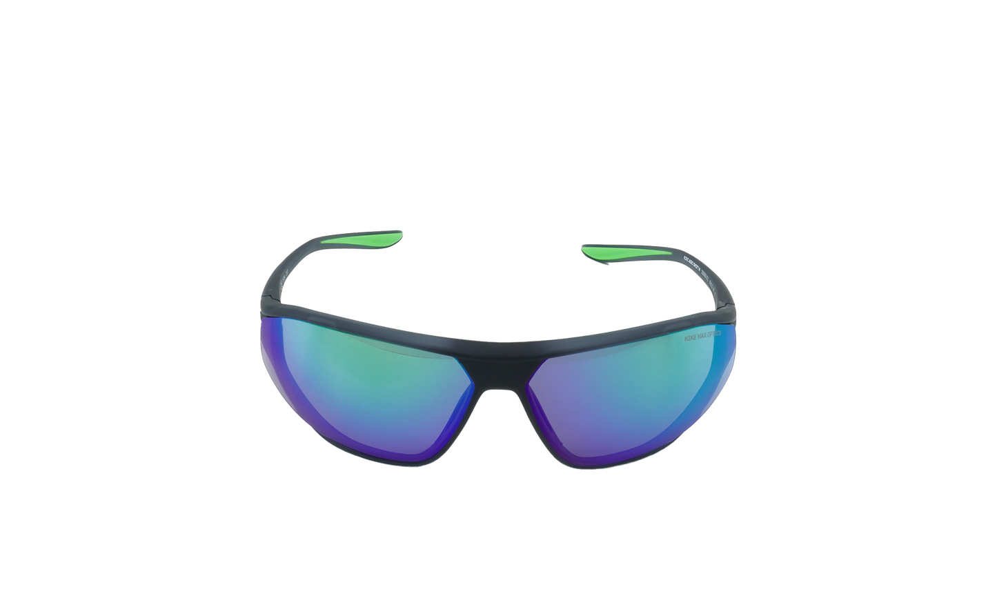 AERO SWIFT M SUNGLASSES "DARK GREY/ GREEN STRIKE"