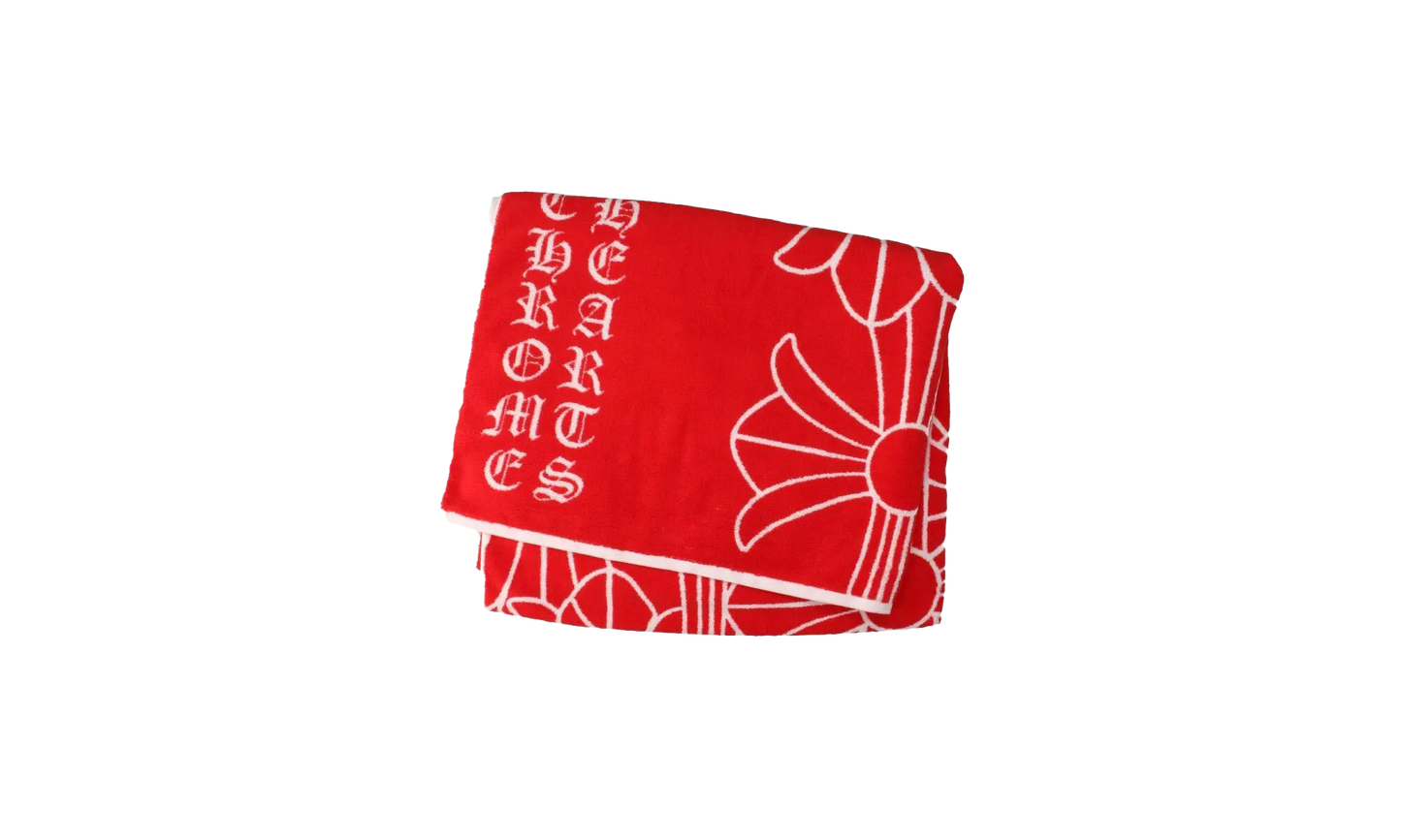 Cemetary Cross Beach Towel "Red"