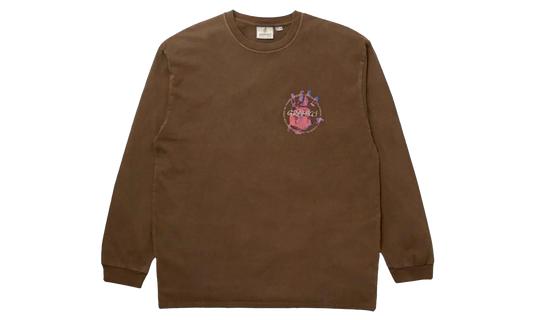 Climbers Hand LS Tee "Brown"