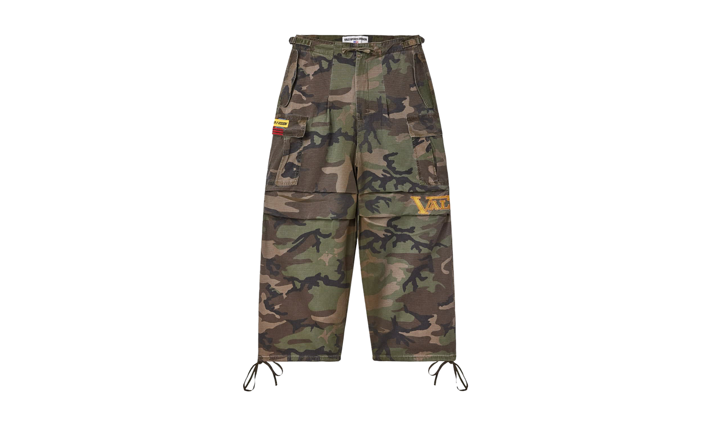 DIV Parachute Cargo Pants "Green Camo"