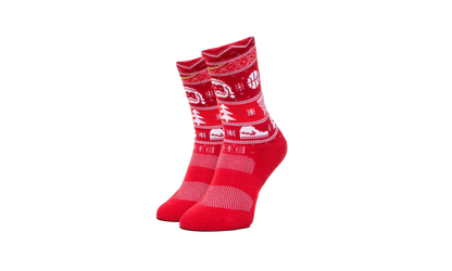 ELITE CHRISTMAS CREW SOCKS GYM "Red/White/Club Gold"