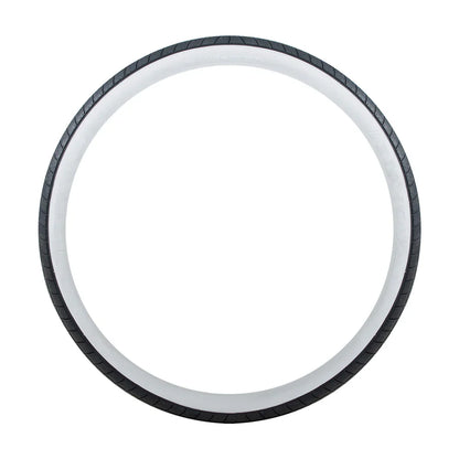 29" Innova Fat Tire Wheel with White Wall and Black Design, 3.0" Width