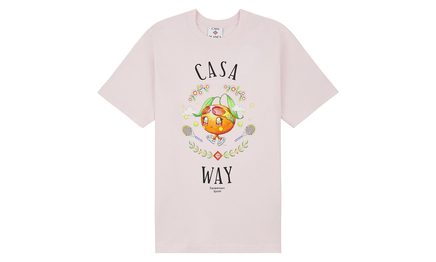 Casa Way Mascot Tee "Pale Pink"
