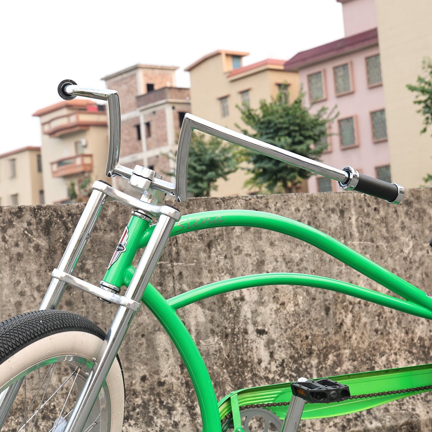 Chico HB-TB-W800-175 W-type Steel Handlebar 800*175*22.2mm*1.6T