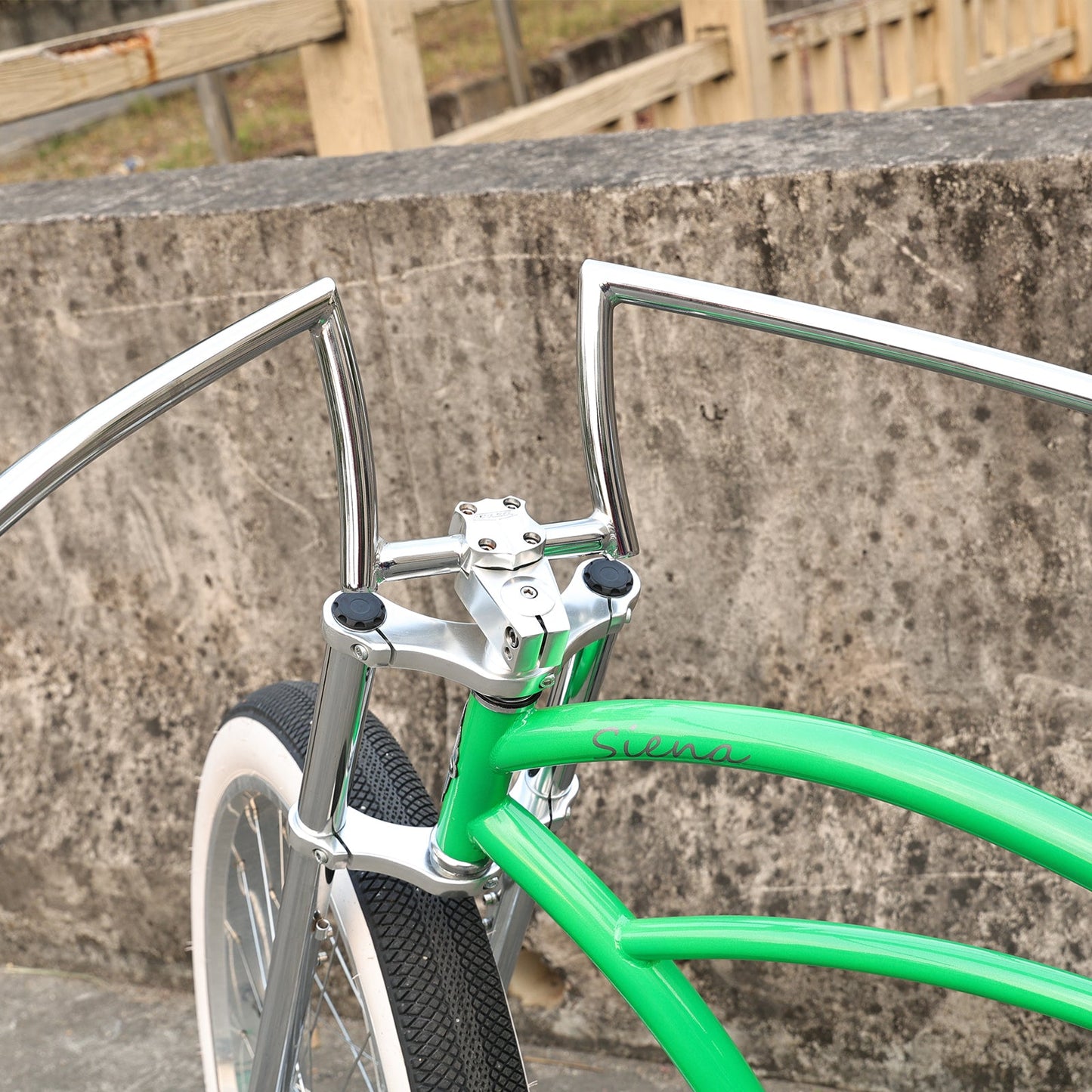 Chico HB-TB-W800-175 W-type Steel Handlebar 800*175*22.2mm*1.6T
