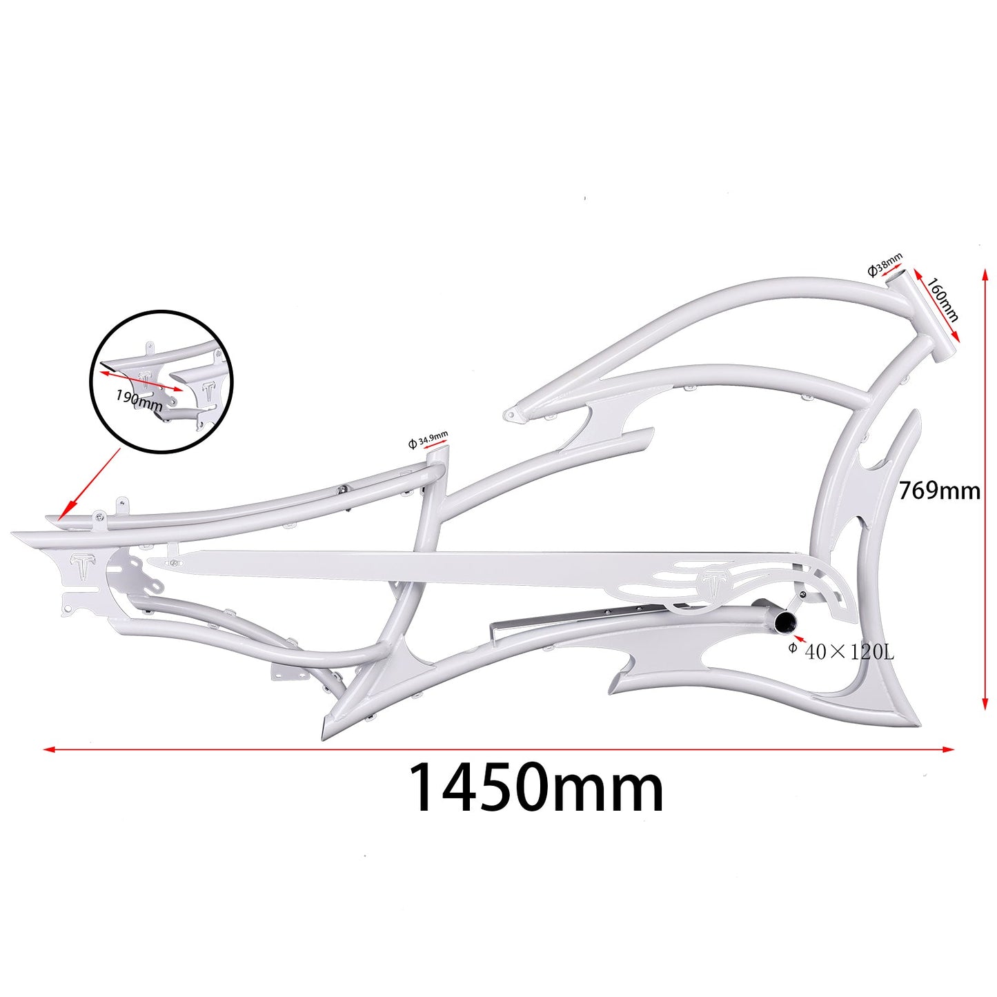 FM-RAPTOR Ebike Frame