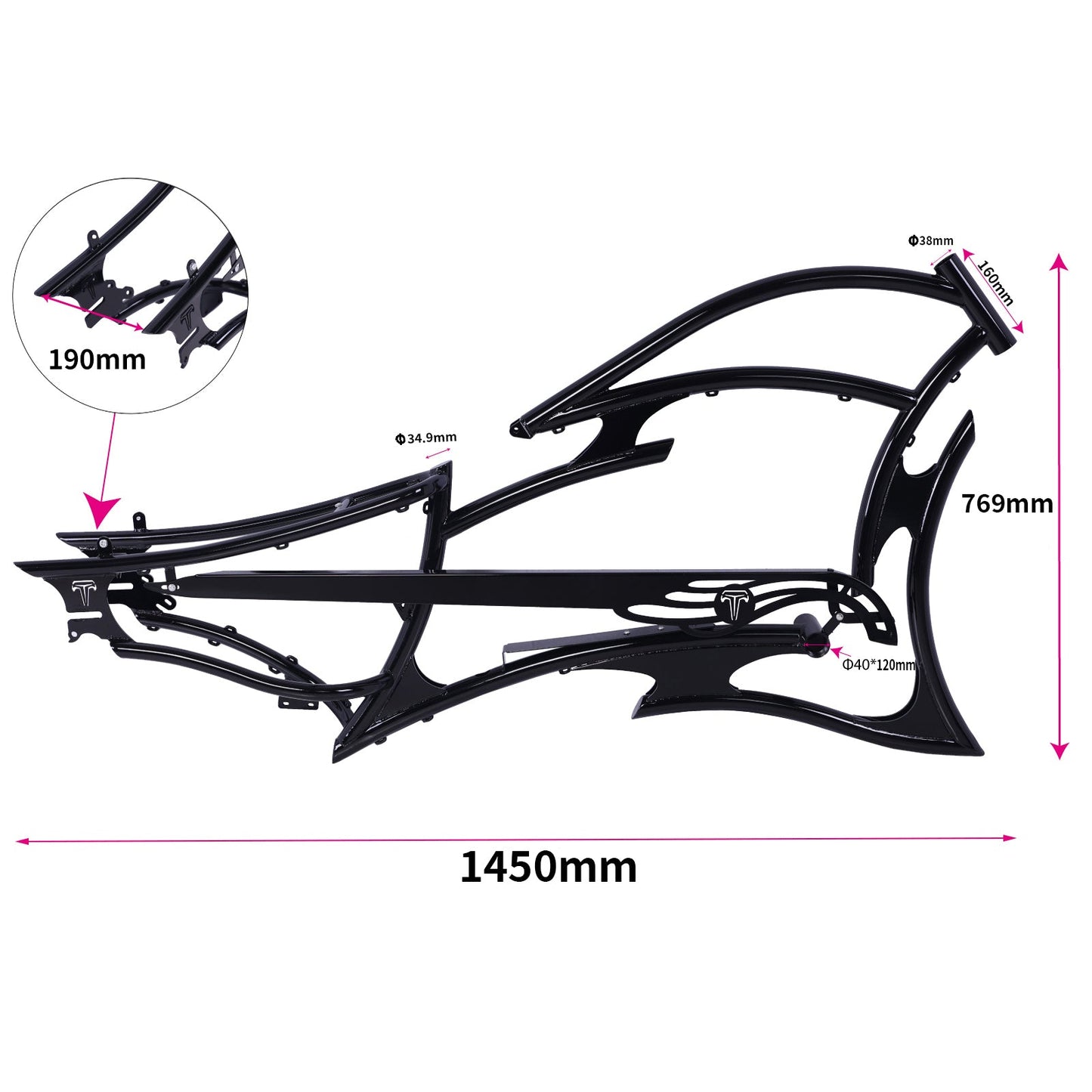 FM-RAPTOR Ebike Frame