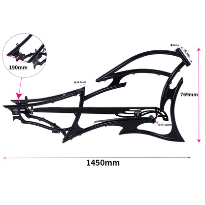 FM-RAPTOR Ebike Frame
