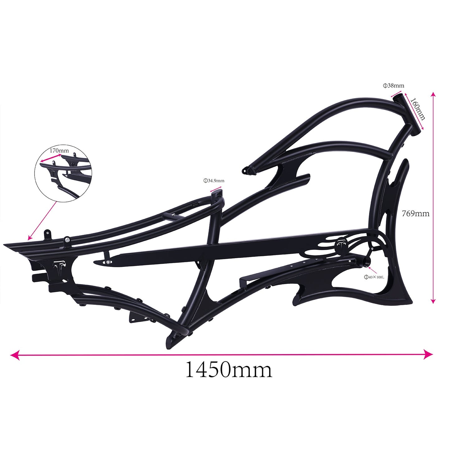 FM-RAPTOR Ebike Frame