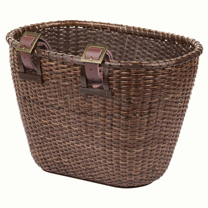 Dreamcatcher Handwoven Cane Bike Basket
