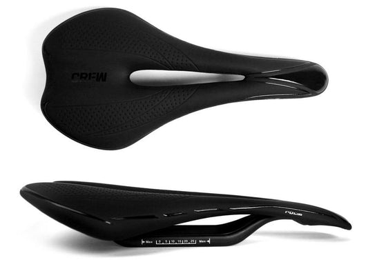 Crew Bike Co Race Saddle w/ Carbon Rails