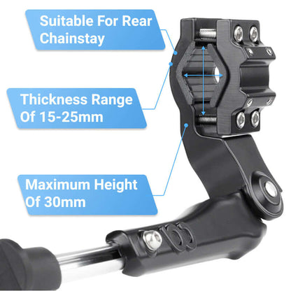 Adjustable Bicycle Kickstand for Stretch Bikes Chopper Bike Cruiser Bicycle