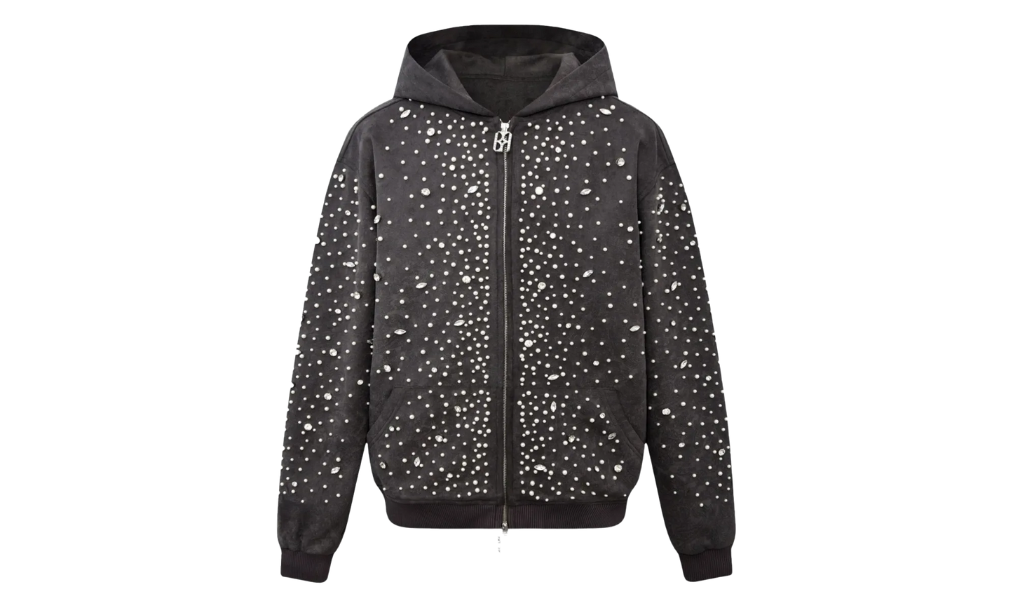 Cashew Blossom Pearl Hoodie "Faded Black"
