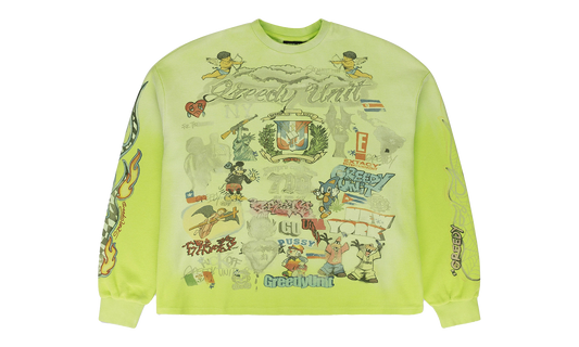 ALL OVER PRINT THERMAL T-SHIRT "GREEN"