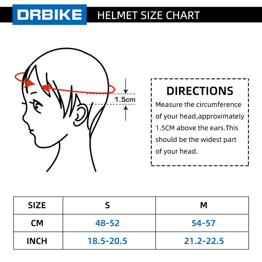 DRBIKE Starry Kids Bike Helmet for Ages 3-8 Boys Girls Blue & Black