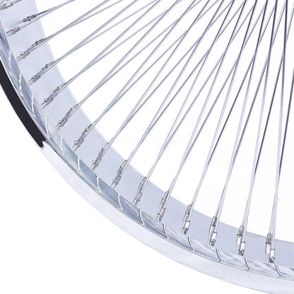 Chico WH-TH7526140C-CP Lowrider 26"*3" Coaster Brake Alloy Chrome Fat Rims Wheel Set