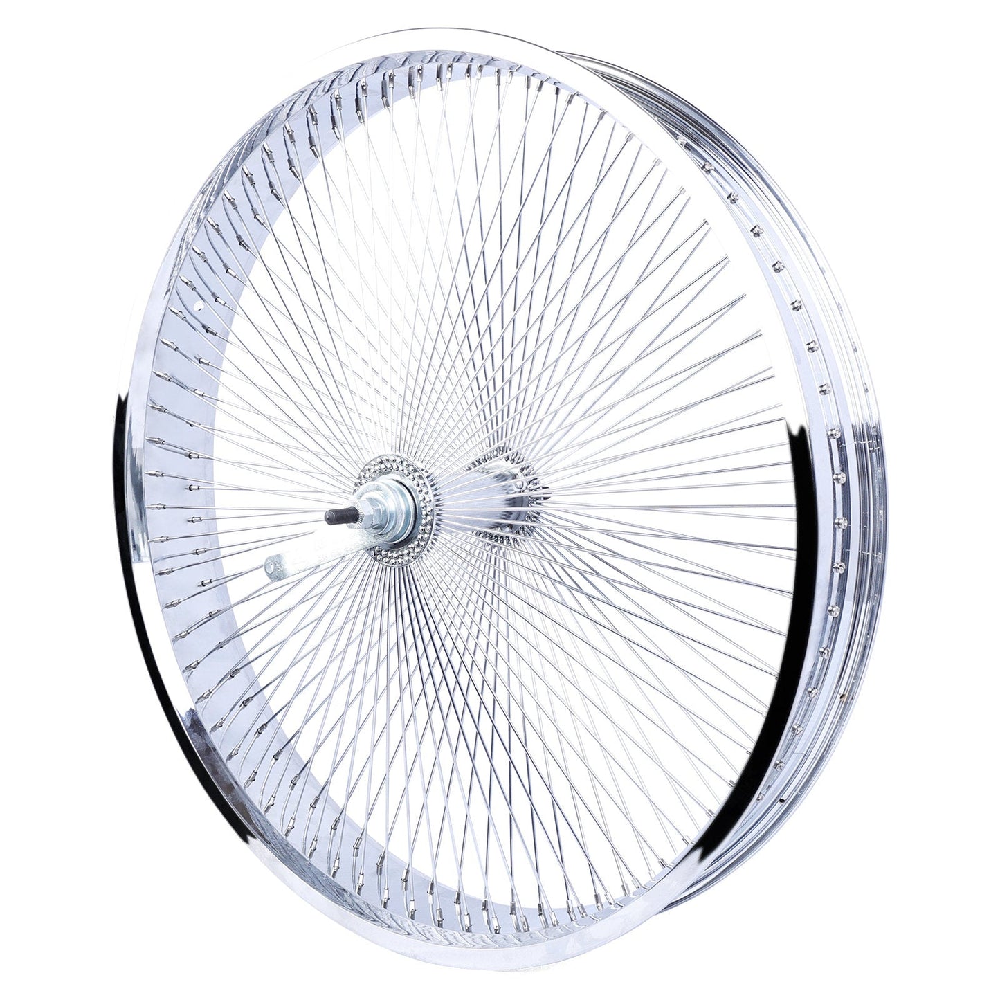 Chico WH-TH7526140C-CP Lowrider 26"*3" Coaster Brake Alloy Chrome Fat Rims Wheel Set